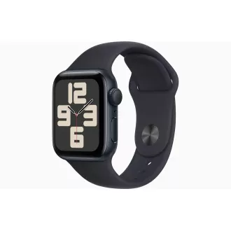 Apple Watch SE/44 mm/Midnight/Sport Band/Midnight/-S/M