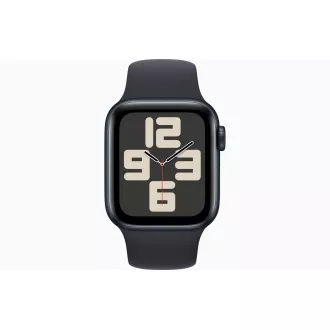 Apple Watch SE/44 mm/Midnight/Sport Band/Midnight/-S/M