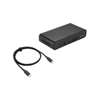 ASUS DC301 USB-C priključna stanica s tri zaslona i dualnim napajanjem ASUS DC301 USB-C priključna stanica s tri zaslona i dualnim napajanjem