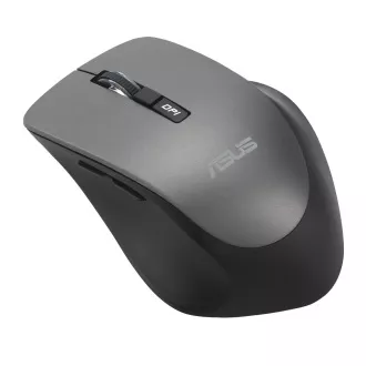 ASUS WT425/Ergonomski/Optički/Za dešnjake/1600 DPI/Bežični USB/Sivi