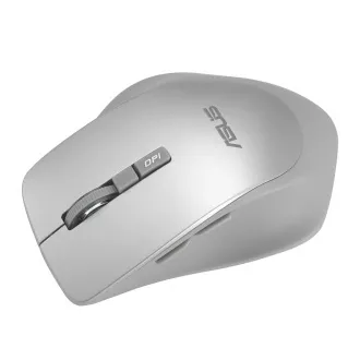 ASUS WT425/Ergonomski/Optički/Za dešnjake/1600 DPI/Bežični USB/Srebrni