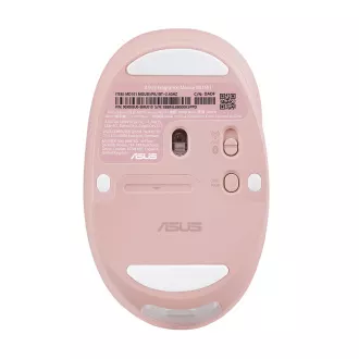 ASUS mirisni miš MD101/Ergonomski/Optički/2400 DPI/USB+BT/Ružičasti