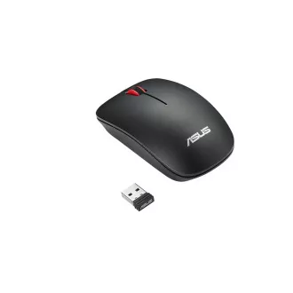 ASUS WT300/Putovanje/Optički/1600 DPI/Bežični USB/Crno-crvena