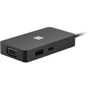 Microsoft Surface USB-C Travel Hub, crni