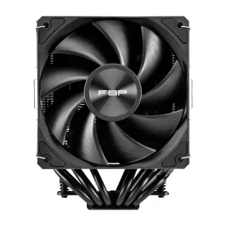 FSP MP7-B dvostruki hladnjak za CPU, 120 mm FDB ventilator, crni