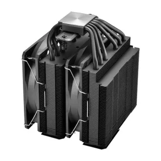 FSP MP7-B dvostruki hladnjak za CPU, 120 mm FDB ventilator, crni