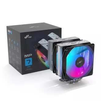 FSP CPU hladnjak MP7 dvostruki, 120 mm A.RGB FDB ventilator FSP CPU hladnjak MP7 dvostruki, 120 mm A.RGB FDB ventilator