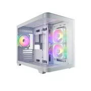 FSP S380-WA/Micro ATX/Prozirno/Bijelo