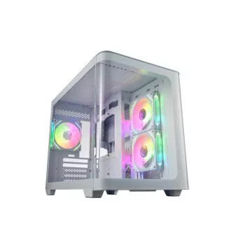 FSP S380-WA/Micro ATX/Prozirno/Bijelo