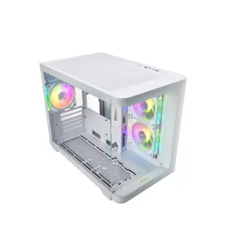 FSP S380-WA/Micro ATX/Prozirno/Bijelo