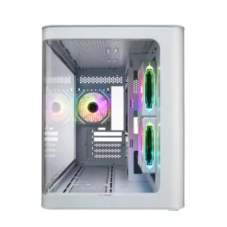 FSP S380-WA/Micro ATX/Prozirno/Bijelo