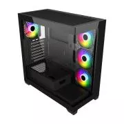 FSP M340-BA/Midi Tower/Prozirno/Crno