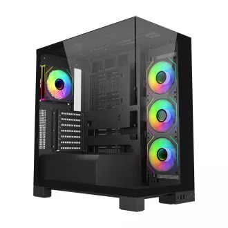 FSP M540-BA/Midi Tower/Prozirno/Crno