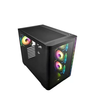 FSP M580-BA/Midi Tower/Prozirno/Crno