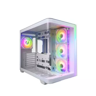 FSP M580-WA/Midi Tower/Prozirno/Bijelo
