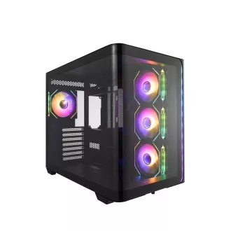 FSP M580-BP/Midi Tower/Prozirno/Crno