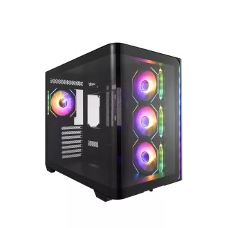 FSP M580-BP/Midi Tower/Prozirno/Crno