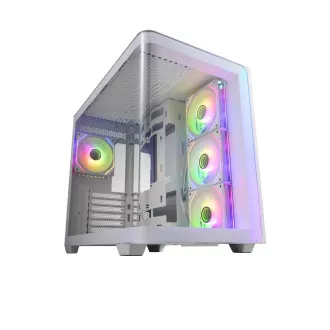 FSP M580-WP/Midi Tower/Prozirno/Bijelo