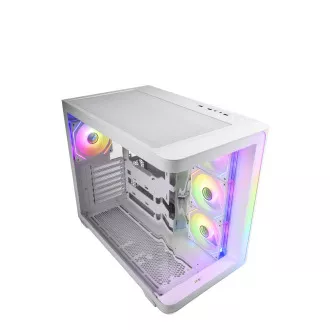 FSP M580-WP/Midi Tower/Prozirno/Bijelo