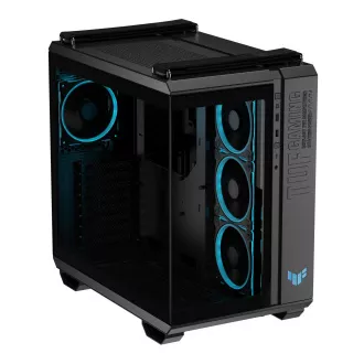 ASUS kućište GT502 HORIZON CRNO, ARGB, KALJENO STAKLO
