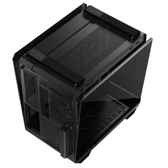 ASUS kućište GT502 HORIZON CRNO, ARGB, KALJENO STAKLO