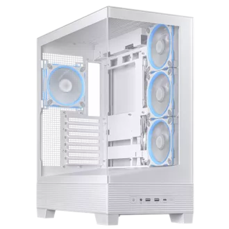ASUS kućište A31 PLUS TG ARGB VENTILATORI bijelo