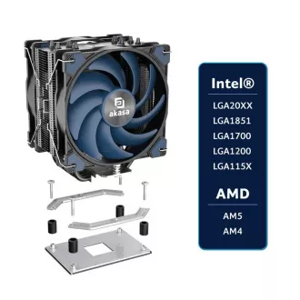 AKASA hladnjak za CPU - Alucia paket