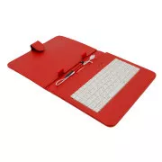 AIREN AiTab kožna torbica 2 s USB tipkovnicom 8" CRVENA (CZ/SK/DE/UK/US... raspored)