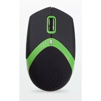 AMEI AM-M101G/Ergonomski/Optički/1600 DPI/Žični USB/Crno-zeleni