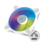 ARCTIC P12 PWM PST A-RGB (bijela) 0dB – 120 mm Ventilator kućišta optimiziran za tlak