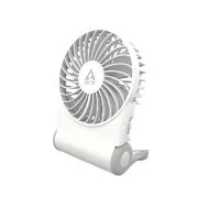 ARCTIC Summair 2Go (bijeli) - punjivi džepni ventilator s postoljem (74 sata trajanja baterije i varijabilno