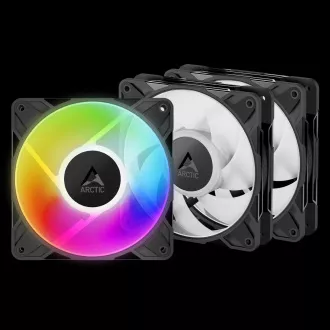 ARCTIC P12 Pro A-RGB (3 komada) - 120 mm A-RGB PWM ventilator s razdjelnikom kabela
