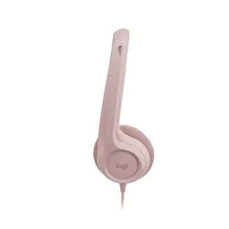 Odjednom Logitech Stereo USB Headset H390 set, roza