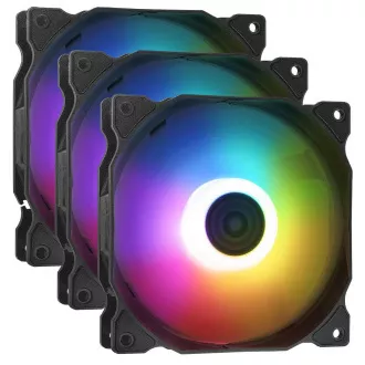 Adata XPG Vento 120 mm ventilator ARGB crni PWM 3 pakiranja