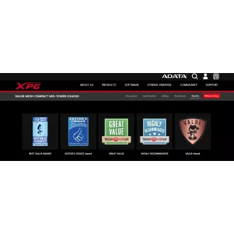 Adata XPG VALOR MESH/Midi Tower/Transpar./Bijela Adata XPG VALOR MESH/Midi Tower/Transpar./Bijela