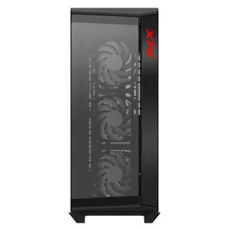 Adata XPG BATTLECRUISER II/Midi Tower/Transpar./Crna