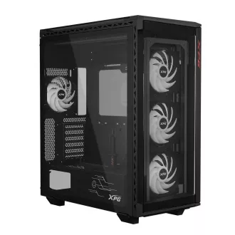 Adata XPG BATTLECRUISER II/Midi Tower/Transpar./Crna