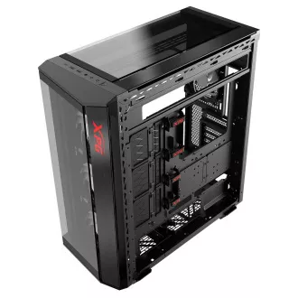 Adata XPG BATTLECRUISER II/Midi Tower/Transpar./Crna