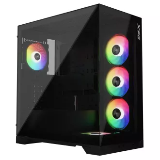ADATA XPG INVADER X/Midi Tower/Transpar./Crna