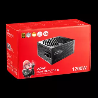 ADATA XPG CORE REACTOR II/1200W/ATX 3.0/80PLUS Gold/Modularno/Maloprodaja ADATA XPG CORE REACTOR II/1200W/ATX 3.0/80PLUS Gold/Modularno/Maloprodaja