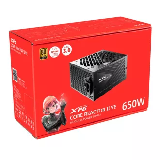Adata XPG Core Reactor II VE/650W/ATX/80PLUS Gold/Modular/Maloprodajna Adata XPG Core Reactor II VE/650W/ATX/80PLUS Gold/Modular/Maloprodajna
