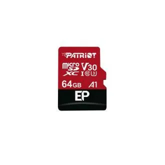 Patriot V30 A1/micro SDXC/64GB/UHS-I U3 / Adapter klase 10/+ Patriot V30 A1/micro SDXC/64GB/UHS-I U3 / Adapter klase 10/+