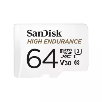 SanDisk High Endurance/micro SDXC/64GB/UHS-I U3 / adapter klase 10/+