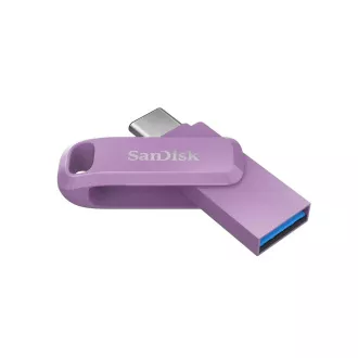 SanDisk Ultra Dual Drive Go/128GB/USB 3.2/USB-A + USB-C/ljubičasta