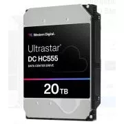 WD Ultrastar DC HC555/20TB/HDD/3.5"/SATA/M.2 SATA/7200 RPM/srebrni/5R
