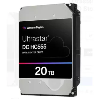 WD Ultrastar DC HC555/20TB/HDD/3.5"/SATA/M.2 SATA/7200 RPM/srebrni/5R WD Ultrastar DC HC555/20TB/HDD/3.5"/SATA/M.2 SATA/7200 RPM/srebrni/5R