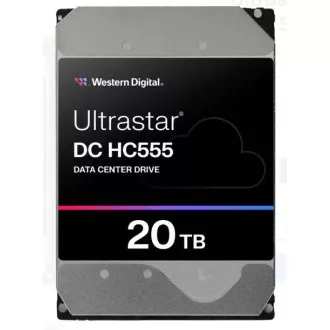 WD Ultrastar DC HC555/20TB/HDD/3.5"/SATA/M.2 SATA/7200 RPM/srebrni/5R WD Ultrastar DC HC555/20TB/HDD/3.5"/SATA/M.2 SATA/7200 RPM/srebrni/5R