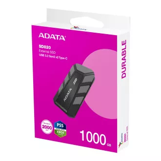 ADATA SD820/1TB/SSD/Vanjski/Siva/5R