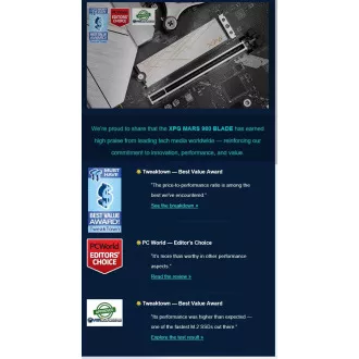 ADATA SSD 1TB XPG MARS 980 BLADE Gen5x4