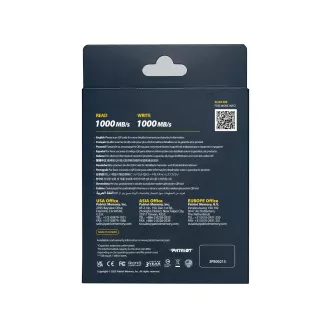 Patriot TRANSPORTER Lite/1TB/SSD/Vanjski/Crni/3R